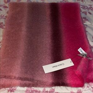 Calvin Klein Pink and Purple Ombre Scarf